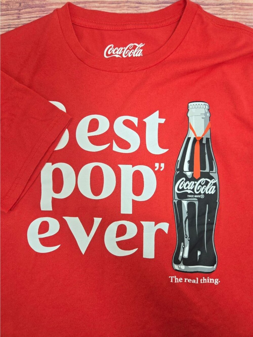 Coca-Cola "Best Pop Ever" Red T-Shirt Size XL